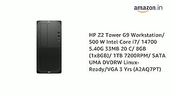 HP Z2 Tower G9 Workstation/ 500 W Intel Core i7/ 14700 5.40G 33MB