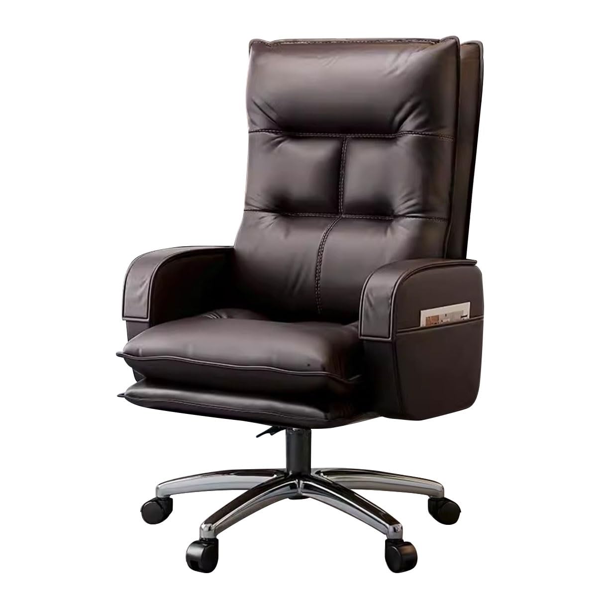 NZPOST Computer Chair Gaming Ergonomic Office Chair Lumbar Support,Pu Leather Executive Chair Padded,Gaming Chair Adjustable Height Swivel Task Chair with Wheels