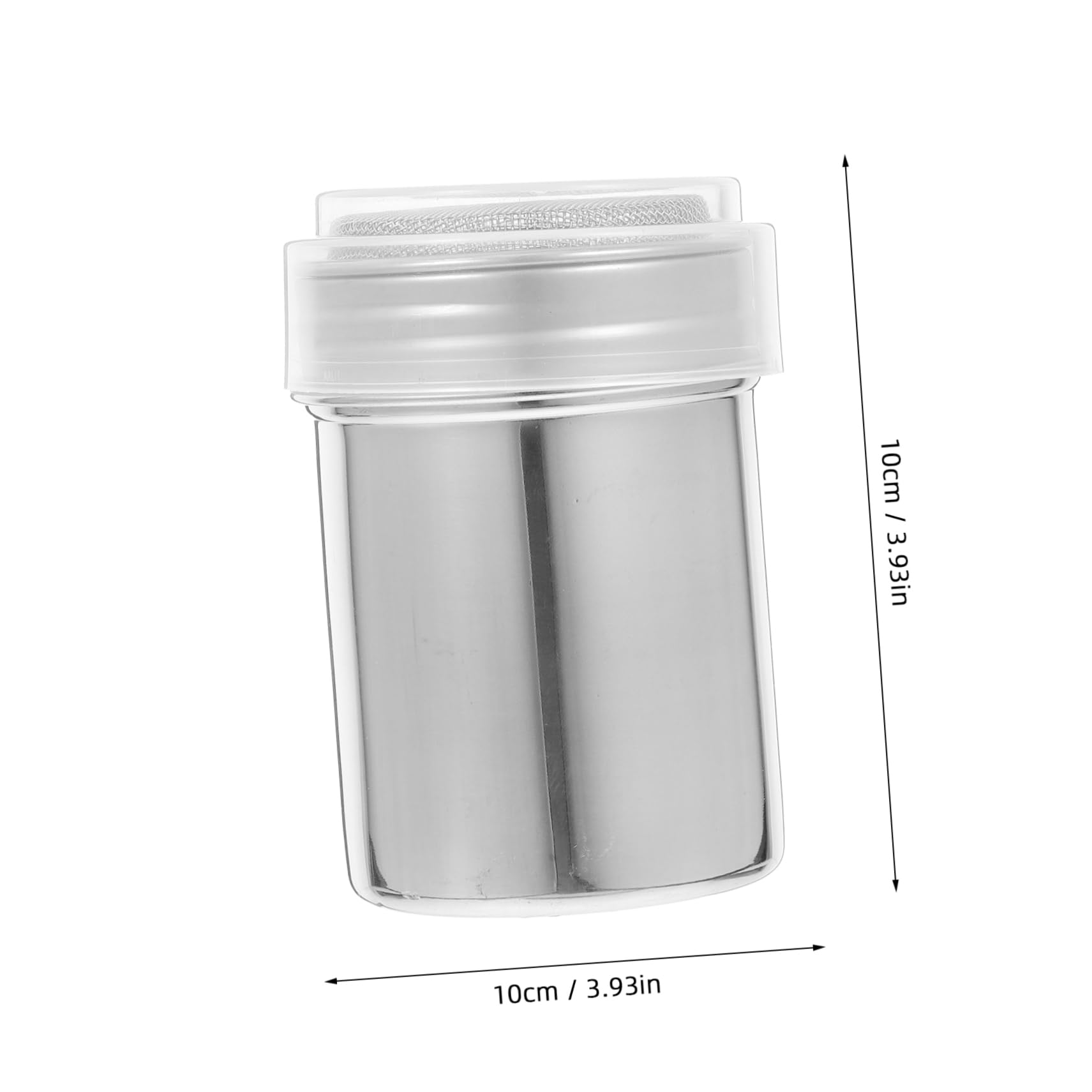 CIYODO Shaker Duster Set 3 in 1 Sugar Powder Dispenser Lid Flour Sifter Stainless Steel Baking Tool