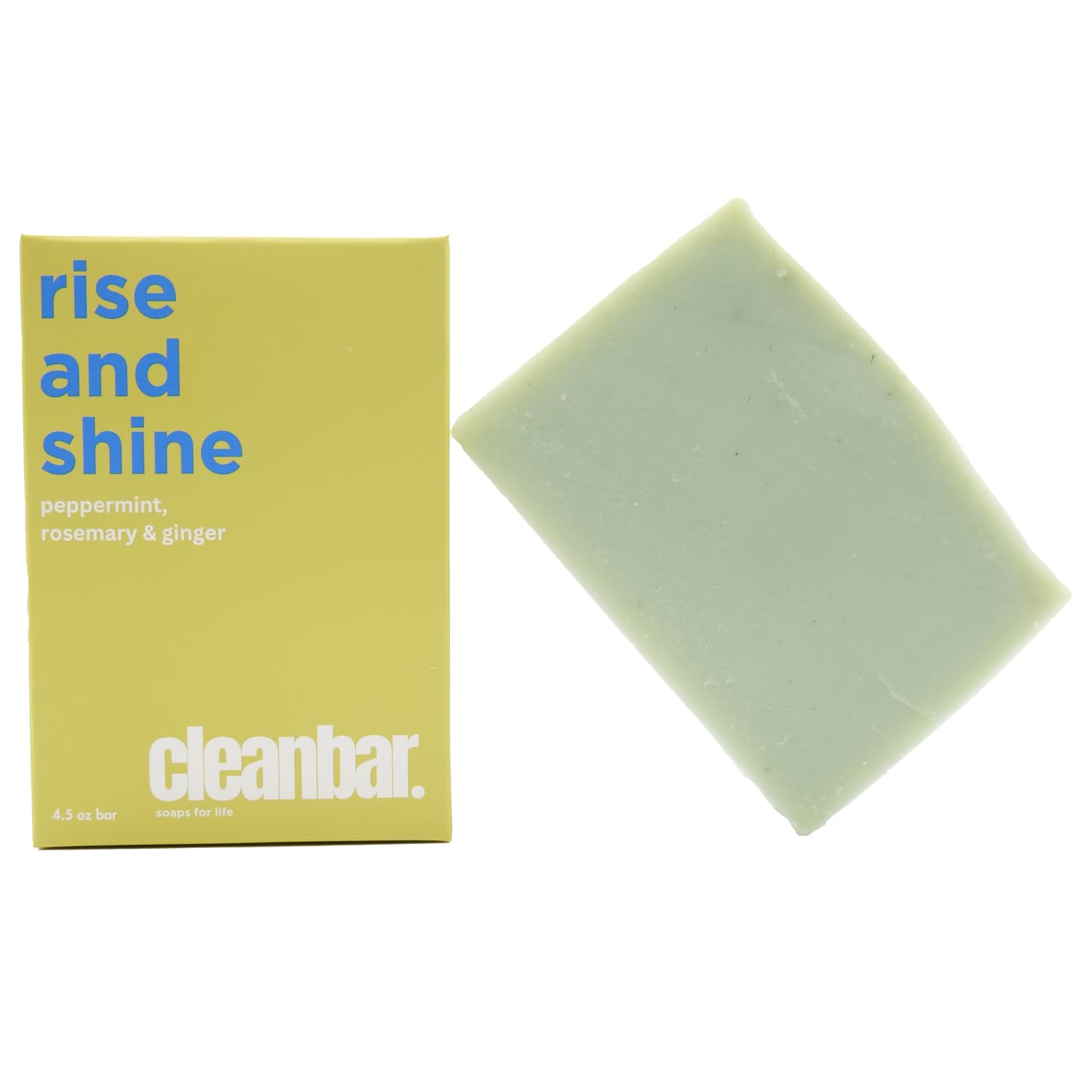 Cleanbar All-Natural Bar Soap - Rise and Shine - Peppermint, Rosemary & Ginger Bar Soap