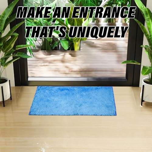 Image of Heart Home Door Mat | Door Entrance Mat | Shaggy Door Mat | Floor Door Mat | Anti-Slip Door Mat | Door Mats for Outdoor & Indoor | Pack of 2 | Multi