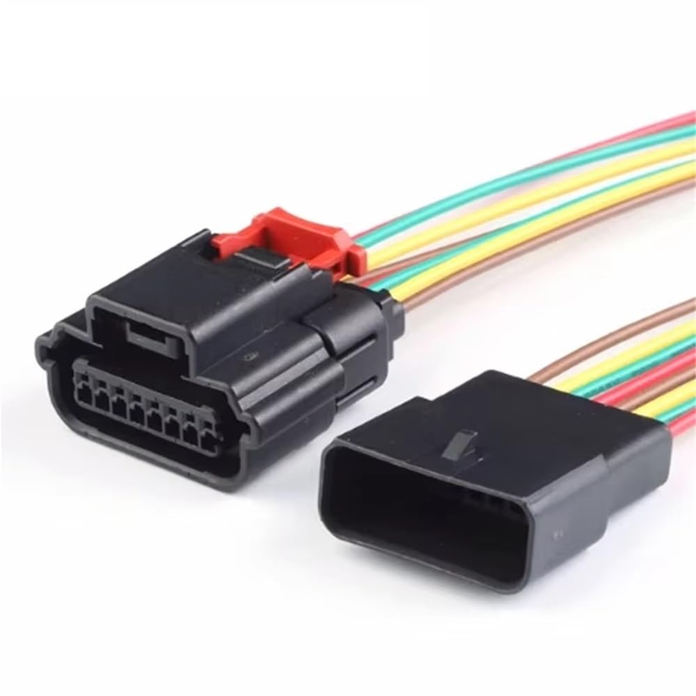 Stecker für Sensor Kompatibel Mit Chevrolet 1 Satz 8-poliger Luftmassenmesser MAF-Messgerät Elektrische Kabelanschlüsse Kabelbaumstecker ATSSPB-C08C-1AK(8 Pin Female)