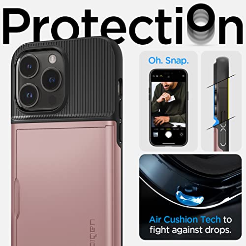 Spigen Slim Armor Cs Designed For Iphone 14 Pro Case (2022) - Rose Gold #TOP3