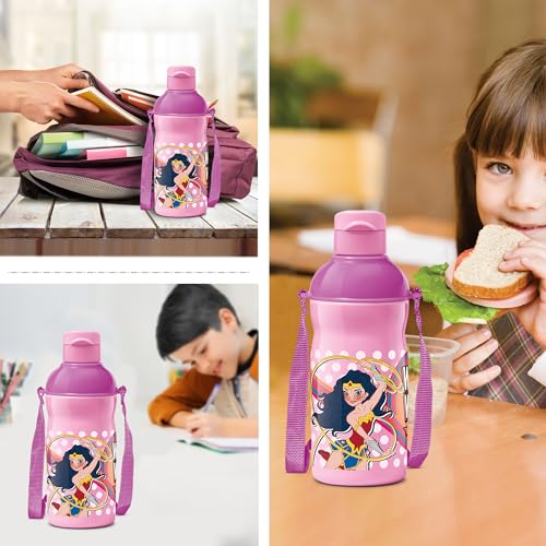 Image of Milton Kool Prime 400 Insulated Kids Water Bottle, 390 ml, Light Pink | BPA & Lead Free | Food Grade | Leak Proof | PU Insulated | Easy to Carry
