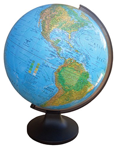 Replogle Spanish-Español Blue Ocean Illuminated Globe(12"/30Cm Diameter) Easy To Assemble #TOP7