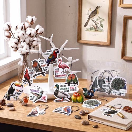 Image of Siifert 24 Pcs Vet Tech Appreciation Gift Bulk Funny Bird Air Freshener Car