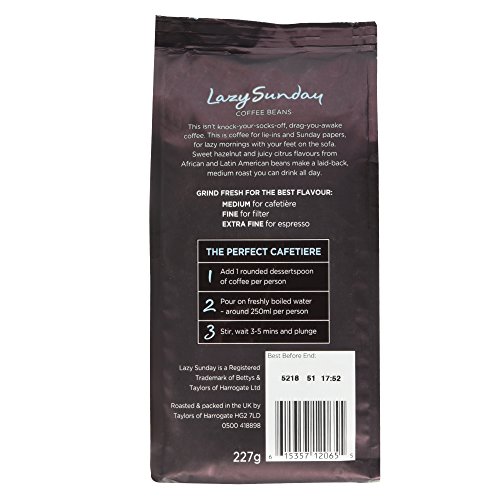 Taylors of Harrogate Lazy Sunday Coffee Beans (227g) miniatura 2