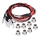 RC Car LED Lights, 8 Pcs Headlights RC Accessory LED Lights for Model Drift Car (7#)