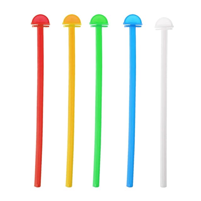 MONOJLY Percha de plástico para jaula de pájaros, paquete de 5 unidades, barra de garra para pájaros pequeños