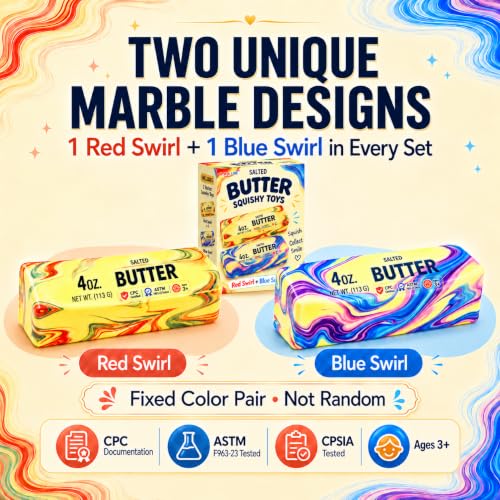 Butter Squishy 2 Pack DROPS TO - image 2