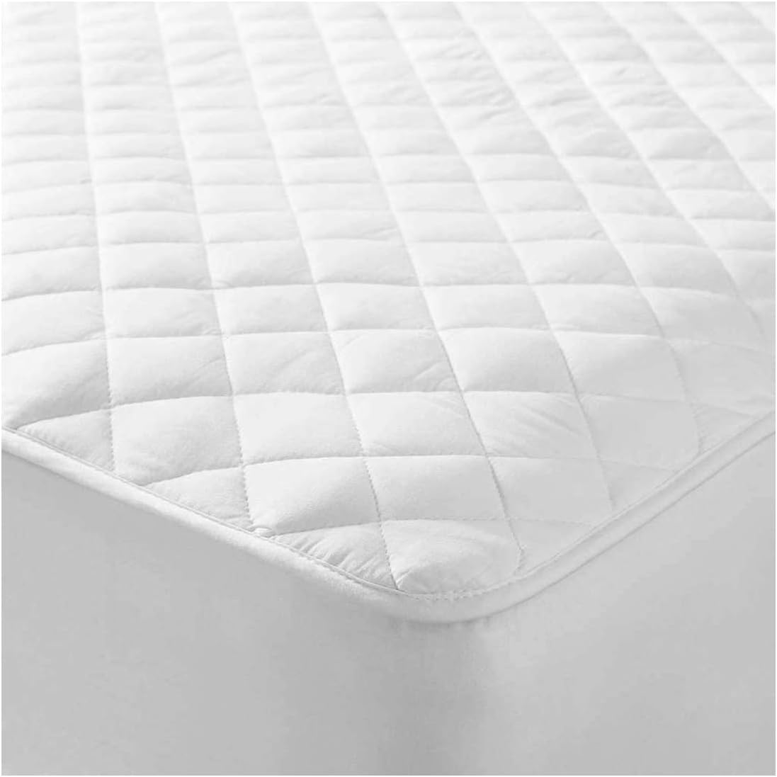 Quilted Mattress Protector 30cm Extra Deep Hypoallergenic Breathable Mattress Protector Double Bed Fully Fitted Machine Washable Mattress Cover