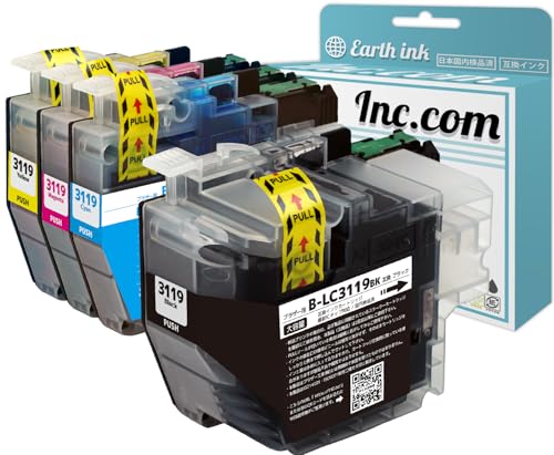 Amazon.co.jp: ブラザー インク LC3119 4色セット brother用 LC3119