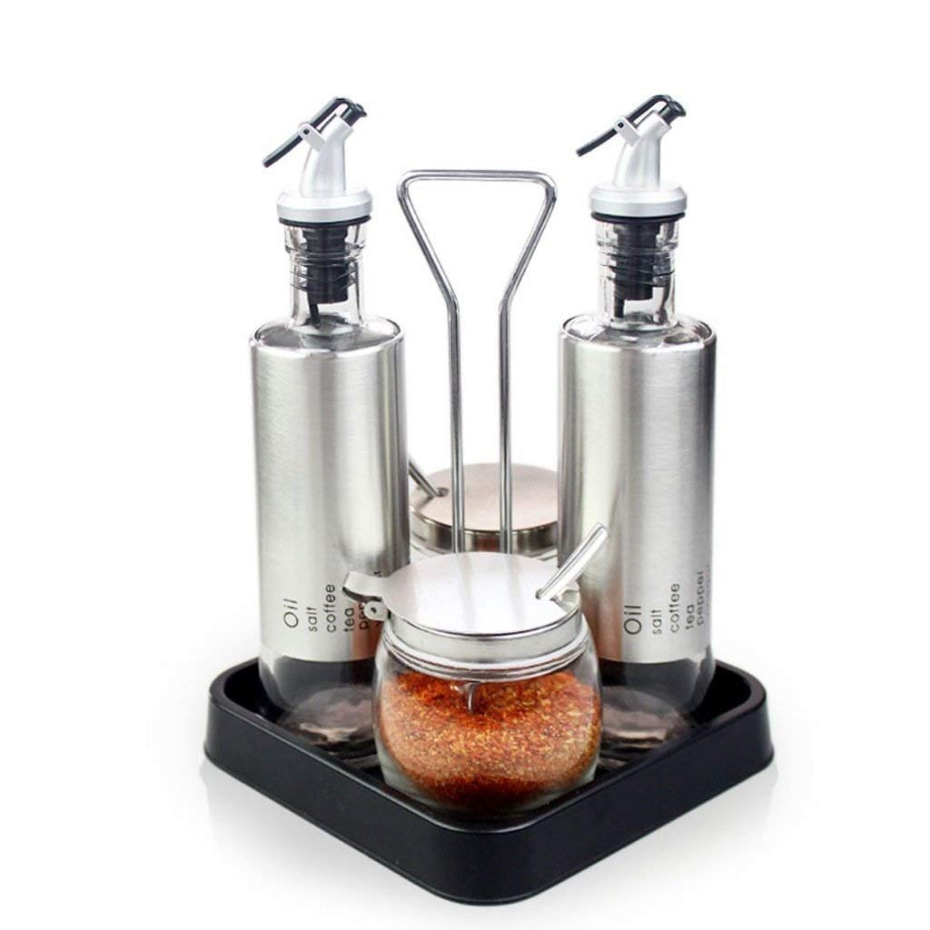 Vinaigre de bouteille et huile en inox pour un dosage impeccable