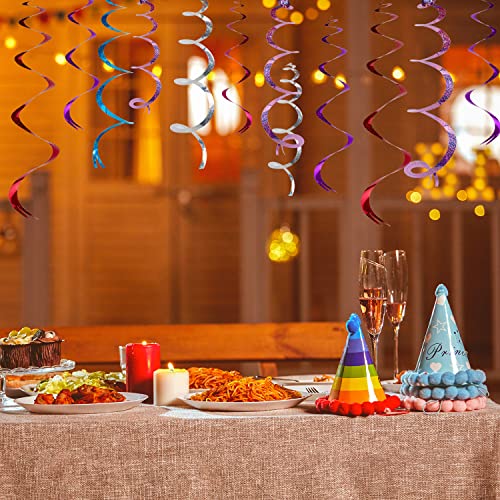 Party Decorations,18 Pcs Ceiling Streamers Decorations Party Swirl Decorations Hanging Swirl Decorations For Birthday Party,Wedding, Baby Shower,Bridal Shower #TOP6