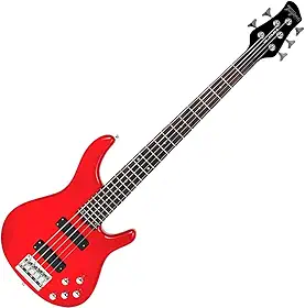 CONTRABAIXO ATIVO CLASSIC TAGIMA MILLENIUM 5 CORDAS METALLIC RED