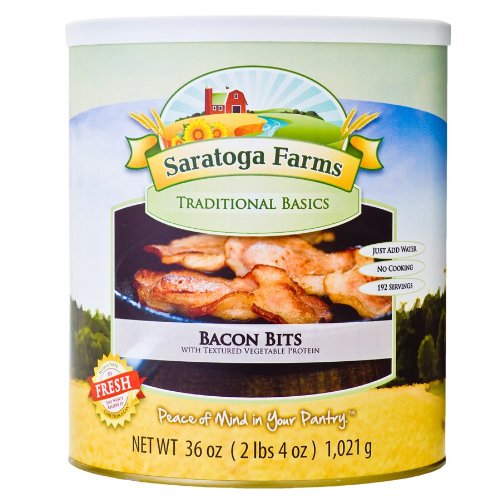 Saratoga Farms Bacon Bits TVP Vegetarian Meat