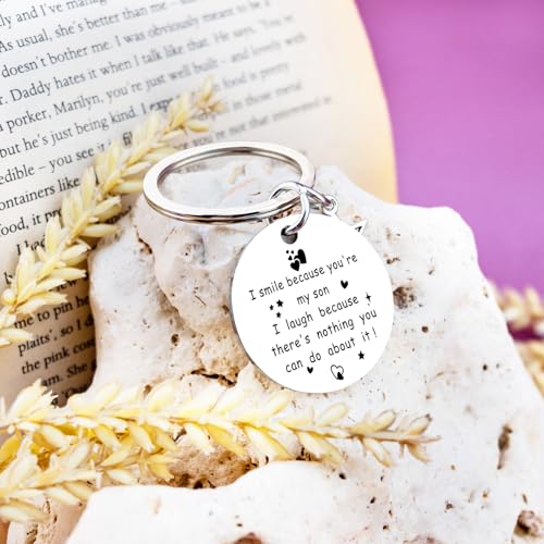 To My Son Unique Birthday Gift For My Son Graduation 2025 Keychain Gifts For 18 Year Old Boy Son Teenage Boy Gifts For Sons Adult Keychain3