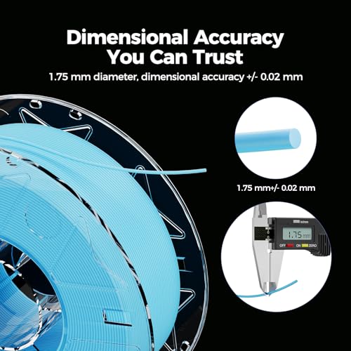 Image of Creality Hyper Luminous PLA RFID Filament 1.75mm 1KG, Glow in the Dark Filament for 3D Printers, Bright Long-Lasting Glow, High-Speed Printing 30-600mm /s, Ideal for Creative Projects (Yellow)