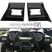 ECOTRIC Fender Bug Chip Guards Front Body Armor Black Diamond Textured Plate 11650.20 for Jeep TJ Wrangler 97-06