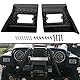 ECOTRIC Fender Bug Chip Guards Front Body Armor Black Diamond Textured Plate 11650.20 for Jeep TJ Wrangler 97-06