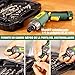 Atornillador Eléctrico 6N.m, TECCPO Destornillador Eléctrico, 45 Accesorios, 9 Torsión Ajustable, 2...