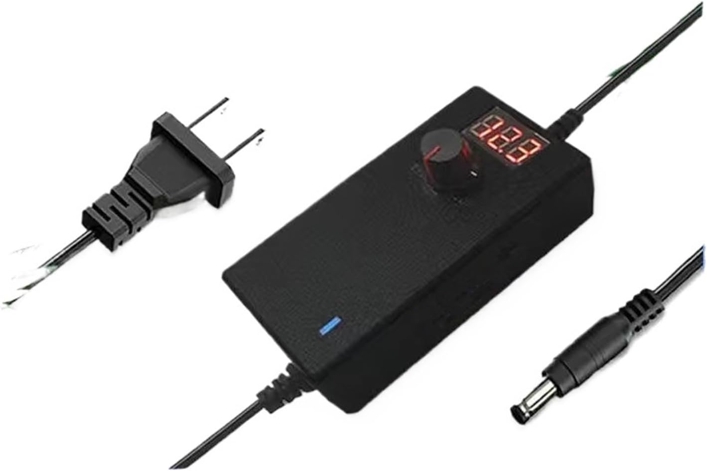 3-12V5A-24V3A Motor, Water Pump, Fan, LED Light bar, Adjustable Voltage, Speed and dimming Power Supply(3-12V-2A NO Display+Cable)