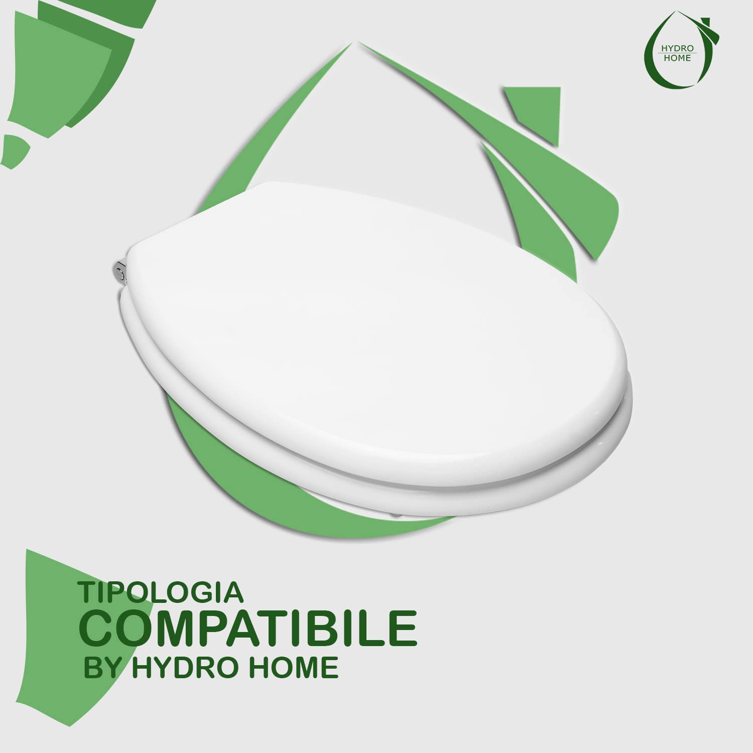 Copriwater Piemonte Pozzi Ginori legno verniciato Bianco compatibile/dedicato economico by HYDRO HOME