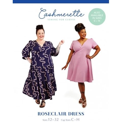 Cashmerette Roseclair Dress Sewing Pattern Cover
