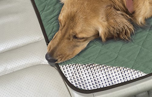 Furhaven Large Thermanap Quilted Velvet Self-Warming Pet Blanket Mat, Washable - Moss, Large #TOP3