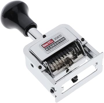 Generic Metal 8 Digits Automatic Numbering & Dating Machine Self Inking Coder