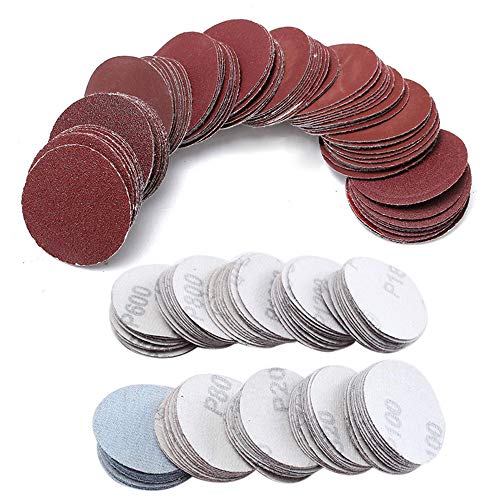 Schuurpapierset, 100 stuks, 80 tot 3000, 50 mm, schuurpad, grit papier, schuurschijven 50 mm, klittenband voor Dremel draaigereedschap, excentrische schuurmachine, 80, 100, 180, 240, 600, 800, 1000, - Afbeelding 3