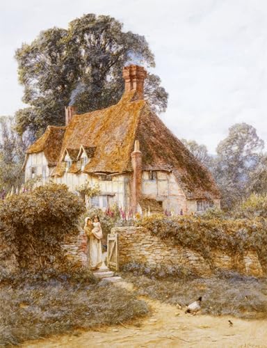 Peinture Murale Salon Style Helen Allingham pour une Ambiance Campagne Chic