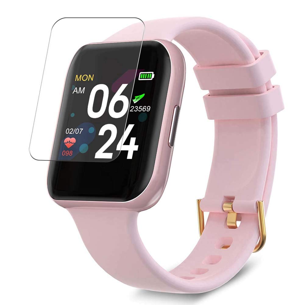 Vaxson 3-Pack Screen Protector, compatible with BRIBEJAT W93 1.4" Smart watch, TPU Guard Film Protectors Sticker [NOT Tempered Glass ] New Version