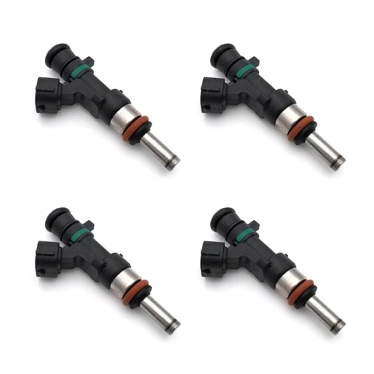Yhzrdmsk One Color Car Petrol Injector 4Pcs Fuel Injector Nozzle 0280158276 16600-3Ac0a For March For Versa 1.6 16V