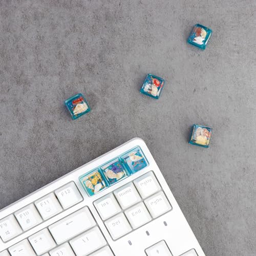 Touches en résine translucides pour clavier mécanique rétroéclairé custom - 6