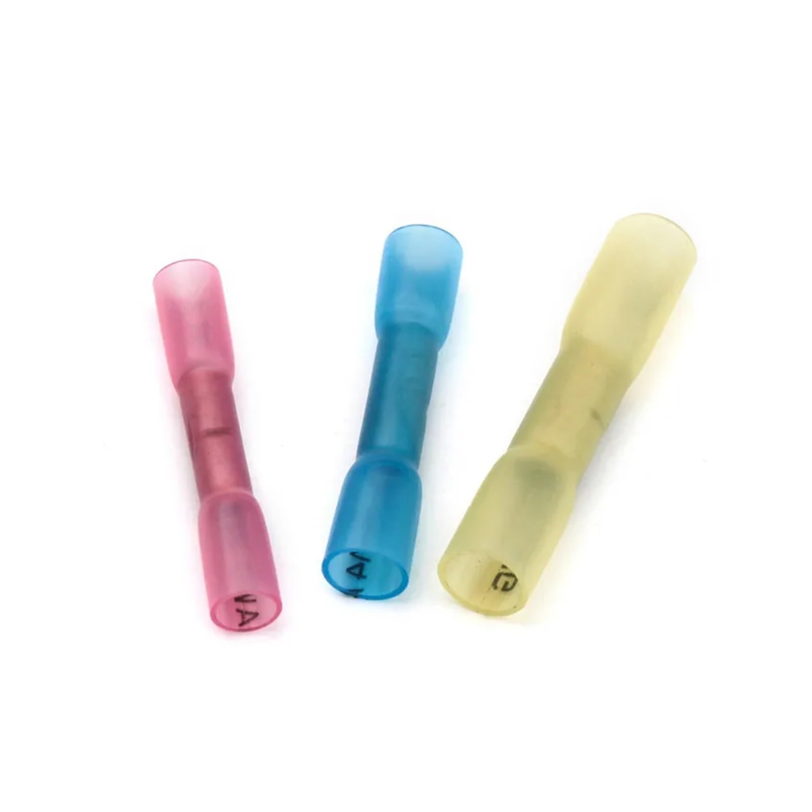 200 conectores termorretráctiles for empalmes eléctricos, aislados, de cable, AWG 22-10