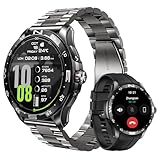 Relógio Kieslect Smart Watch Actor Ultra, tela LTPO AMOLED de 1,6 polegadas, GPS, chamadas e mensagens Bluetooth, 150 modos esportivos, resistente à água 5ATM Alças duplas