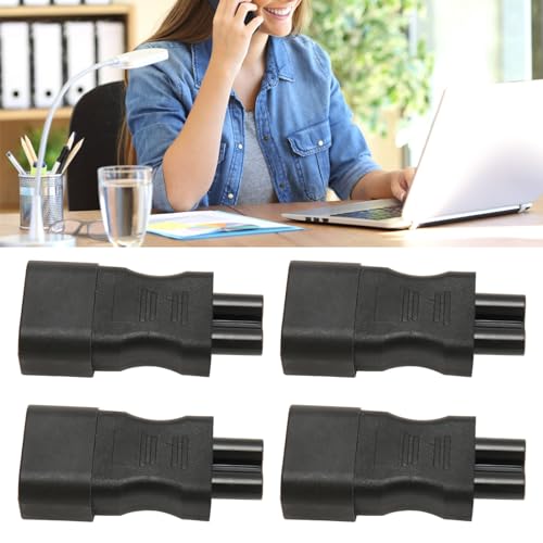 Adaptador de corriente IEC320 C14 a chasis PDU de cobre eficiente, pack de 4 piezas 3