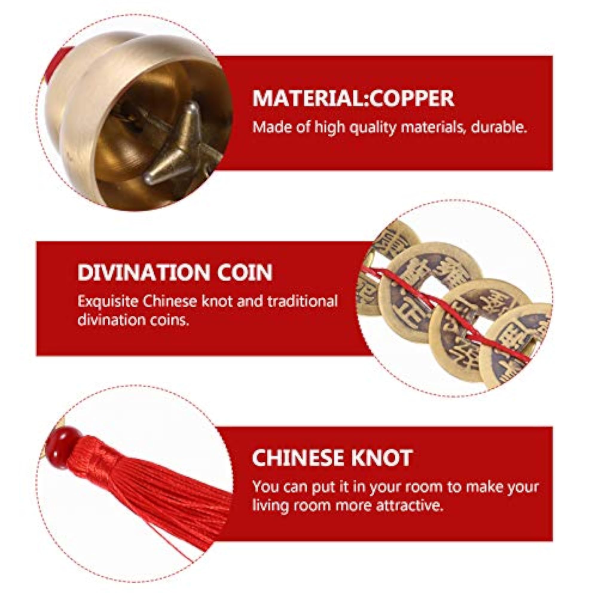 Chinese Feng Shui Bell for Wealth and Success