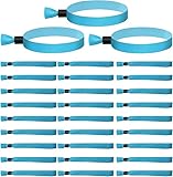40 Piezas Pulseras para Eventos, Tela de Entrada, para Bodas, Conciertos, Bar, Cumpleaños, Festivales, Fiestas (Azul)