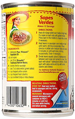 Image of Rosarita, Refried Beans Traditional, 16 Ounce
