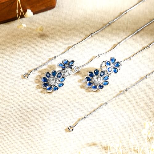 Image of Rubans Oxidised Anklets Jewellery Gift for Women & Girls | Kundan Ethnic Traditional