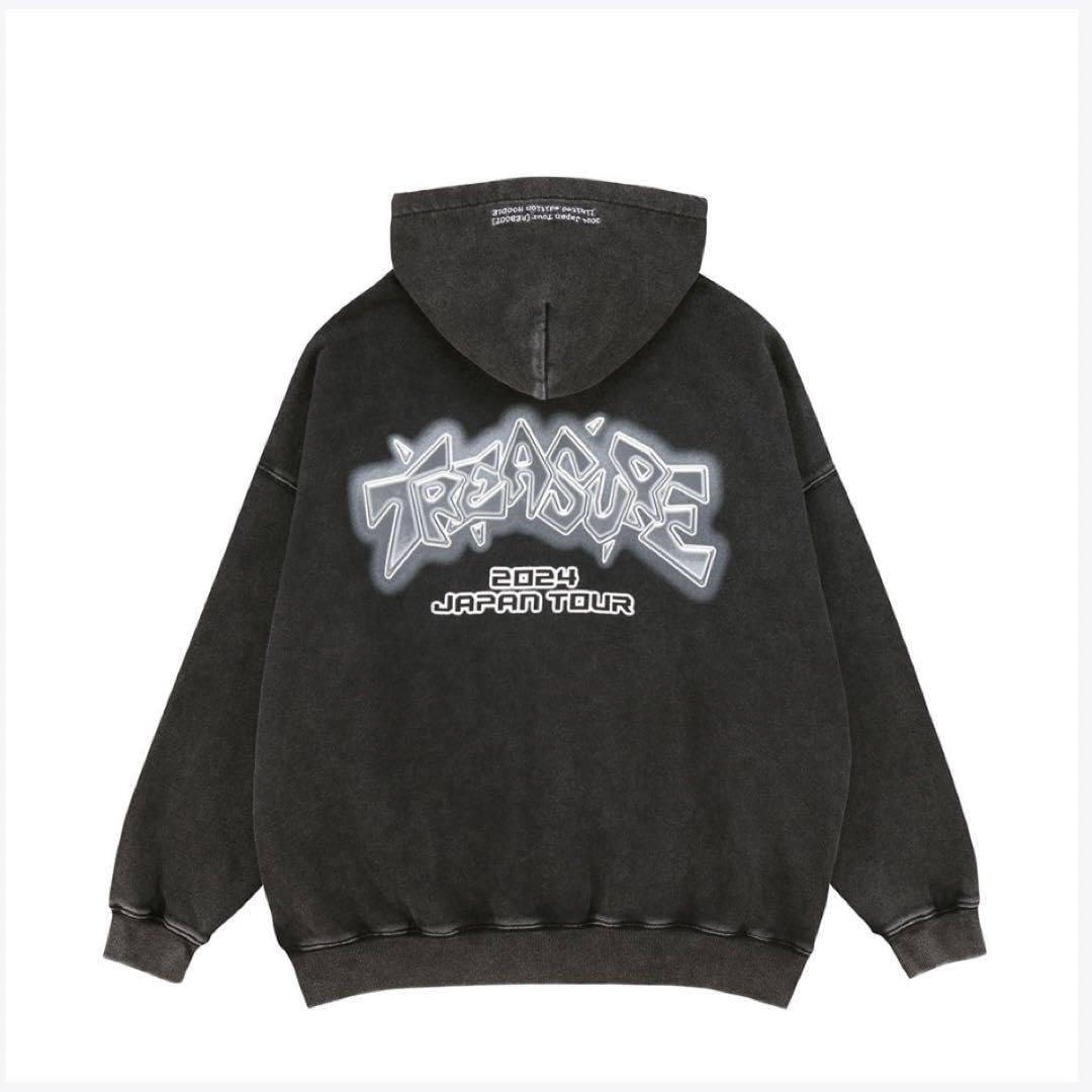 新品未開封】TREASURE REBOOT LIMITEDフーディー 黒 M