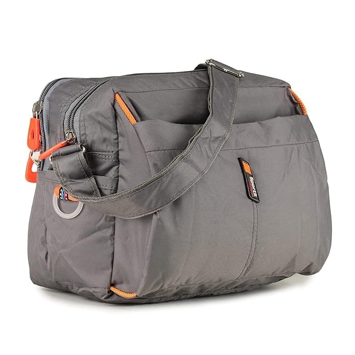 OZEL BAG Mens and Womens Polyester Sling Crossbody Bag 8X 3X 8Inches (Grey) (B0DGDB5GD6) Amazon Price History, Amazon Price Tracker