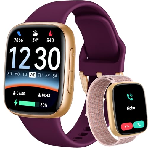 Fitpolo Smart Watch for Women 1.85" AMOLED (Purple)