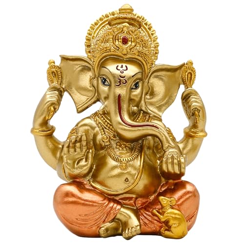 Indischer Elefant Buddha Ganesha Idol Statue – Skulptur Indien Home Temple Mandir...