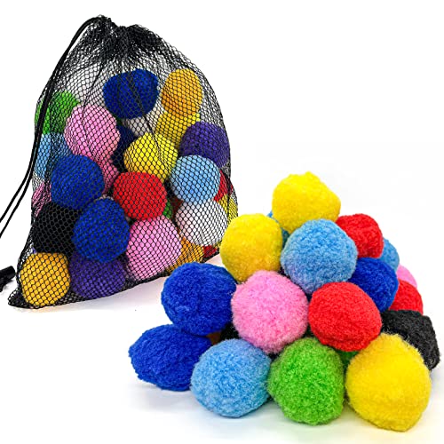 100 Pcs Reusable Water Balloons 2.5" Reusable Cotton Water Balls, Water Splash Balls Water Balloon Game Water Balloons For Kids, Summer Toys And Outdoor Toys Water Games For Kids Outside #TOP1