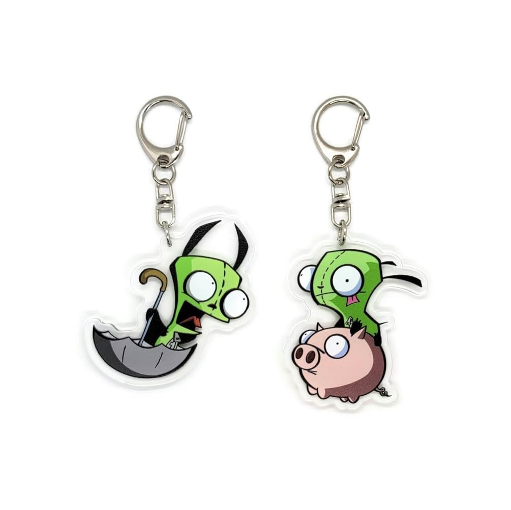 EBTY DREAMS Inc. - Set of 2 Invader Zi Acrylic Keychain GIR v1