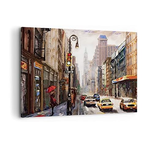 Cuadro sobre lienzo Arttor Nueva York Ciudad Manhattan Arquitectura 100x70cm Cover