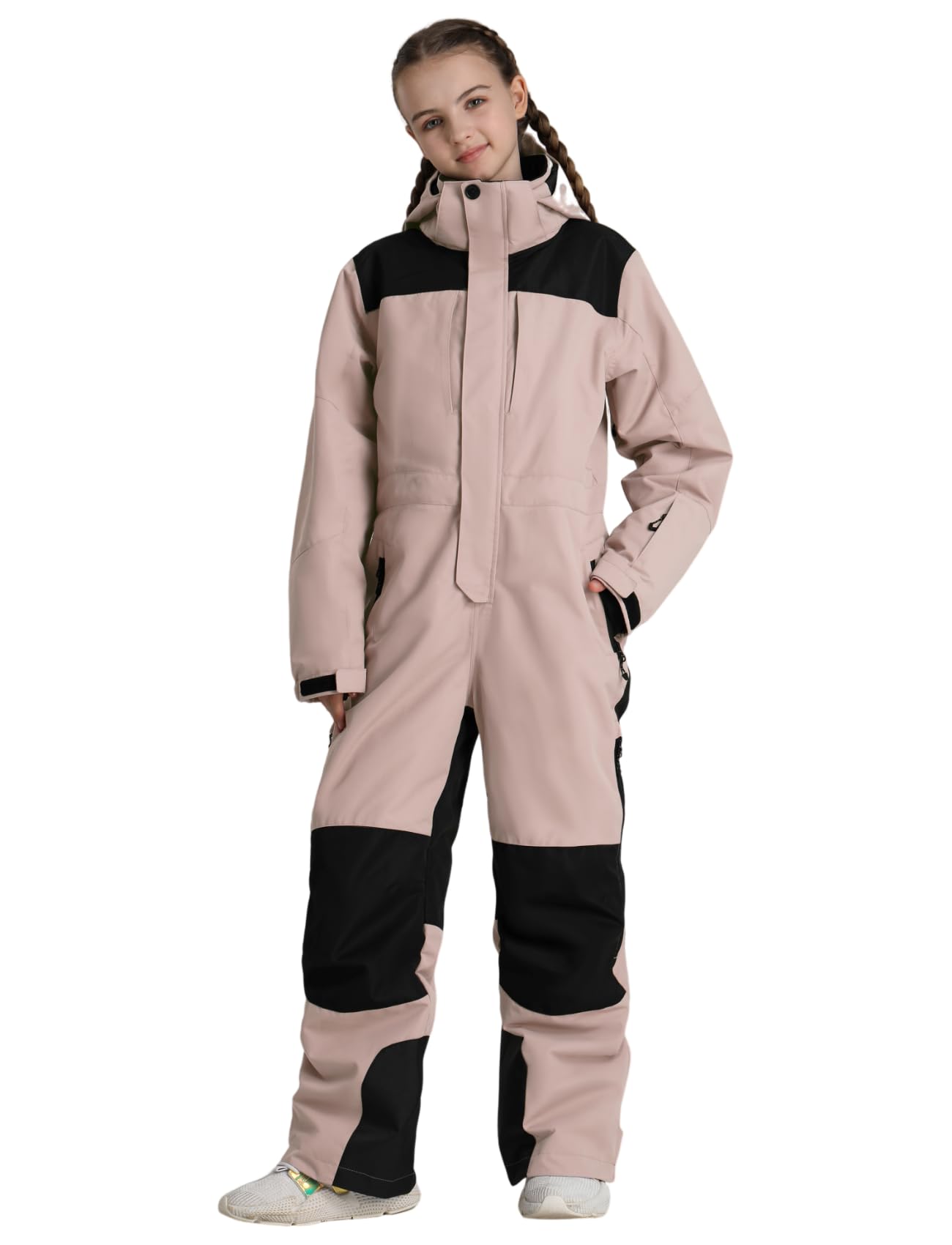 GSOU SNOW Kids Snow Suit Boys Girl Ski Suit One Piece Youth Snowsuit Outfit